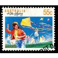 Australia 1989 Sport 55c Kite-flying Used Stamp.