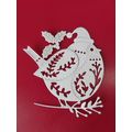 6 x Tattered Lace Die Cuts Quilted Robin