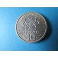 1982 GREECE TEN DRACHMA FREE POST. (a) AAD