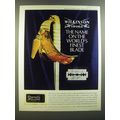 1964 Wilkinson Sword Razor Blades Advertisement