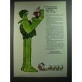 1969 Green Giant Ad - I've been meaning to speak to you about that Ho, Ho, Ho!