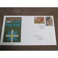 1967 GPO FDC Cover - Christmas Greetings