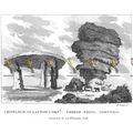 Cromlech, Cheese Wring, Cornwall, England, 1825...