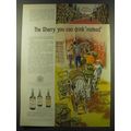 1960 Harvey's Sherry Ad - The sherry you can drink instead