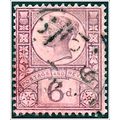 1887-1892 Queen Victoria Jubilee - 6d violet (a...