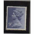 1976 GB 9P VIOLET F/U SG X883