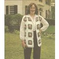 Crochet Sweater Pattern Roses For Milady