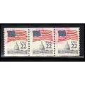 Used 2115a 22c U.S. Flag Fine PNC 4/3 PA2515