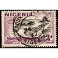 Nigeria 1953 Bridge & River Niger 3d Used Stamp