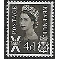 SG S9 (**): 4d. olive-sepia Scotland Regional S...