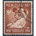Centenary of Hawke's Bay Province: 8d - New Zea...