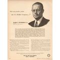 UNITED STATES RUBBER COMPANY 1954 president Har...