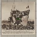C1168) French Naval Band Anglo-French Rugby Mat...
