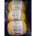 Gazzal XL Baby Wool Fingering Yarn - 3-Pack Yel...