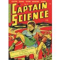 Captain Science 1950s Comic Book Space Moon Cat...