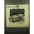1953 Fox Products Cosmopolitan Cocktail Table Advertisement - Modern by Fox