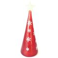 Red Christmas Tree LED with Star on the Top Gla...