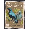 Malaysia 1965 QE2 30ct Blue Backed Fairy Bluebi...