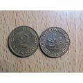 1963j 2 Pfennig Germany Coin