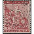 CAPE OF GOOD HOPE, Hope, seated, red 1882, 1d, #2