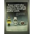 1973 Bulova Jet Star Watch Ad - 12620, 11634, 11630