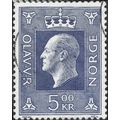 NORWAY, King Olav V, blue 1970, 5Kr, #3