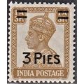 India, 1946 3p George VI ovpt., SG 89 (Scott #1...