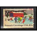 Used 2029 20c Skating Fine W4601