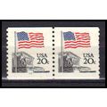 1895 20c U.S. Flag Very Fine MNH SG CNP Left 13...