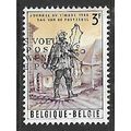 BELGIUM 1966 STAMP DAY 3F RURAL POSTMAN SG 1964...