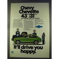 1977 Chevrolet Chevette Rally 1.6 Ad - 43MPG/31MPG