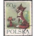 POLAND, The fox Sadelko, brown 1962, 60 Gr