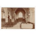 St Peter's Church Interior Inkberrow Postcard R...