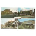 multiview, TAUNTON SOMERSET used vintage postca...