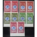 ZAYIX Yemen 24//29 MNH Imperf Pairs Flags Natio...