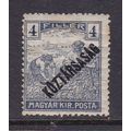 HUNGARY 1918 KOZTARSASAG WAR CHARITY OVERPRINT ...