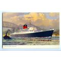 LS1101 - Cunard Liner - Saxonia - artist C E Tu...