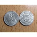Austria 1946 50 Groschen Coin