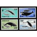 Faroe Is. WWF North Atlantic Whales 4v 1990 MNH...