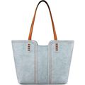 Women Medium Top Handle Handbags Blue