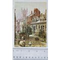 old postcard Duke Street Almhouses, Chester