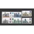 GB.British Architecture (1st series) set of 6.M...