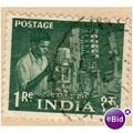 India 1955 - SG 413 - Telephone Engineer 1r - used