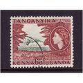 KENYA UGANDA & TANGANYIKA 1955 SG174 65c BLUISH...