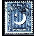 Pakistan 1949 Crescent & Star 1A Used Stamp