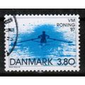 1987 Denmark Sc# 842 used - World Rowing Champi...