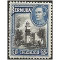 Bermuda 1941 SG114a 3d Black & Deep Blue (shade...