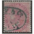 India 1865 SG65 8a Carmine Die I Wmk Elephants ...