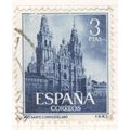 Spain 1954 - 3p blackish blue - ano santo compo...