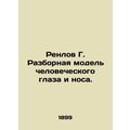 Renlov G. Demountable model of the human eye and nose. In Russian (ask us if in